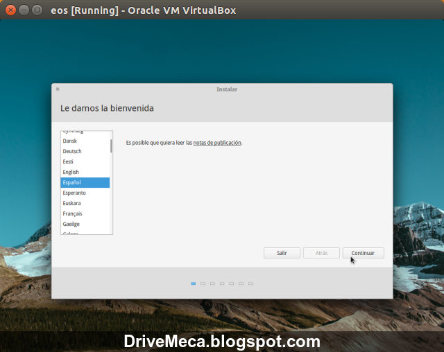 DriveMeca instalando elementaryOS Freya paso a paso