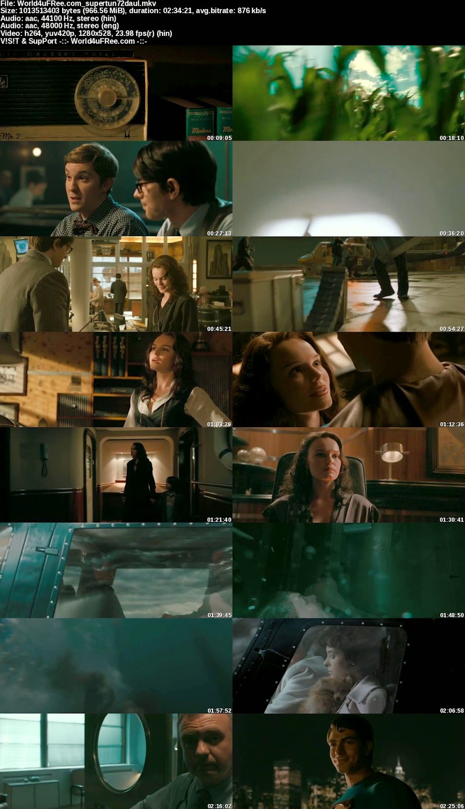 Superman Returns 2006 BRRip 900MB Hindi Dual Audio 720p