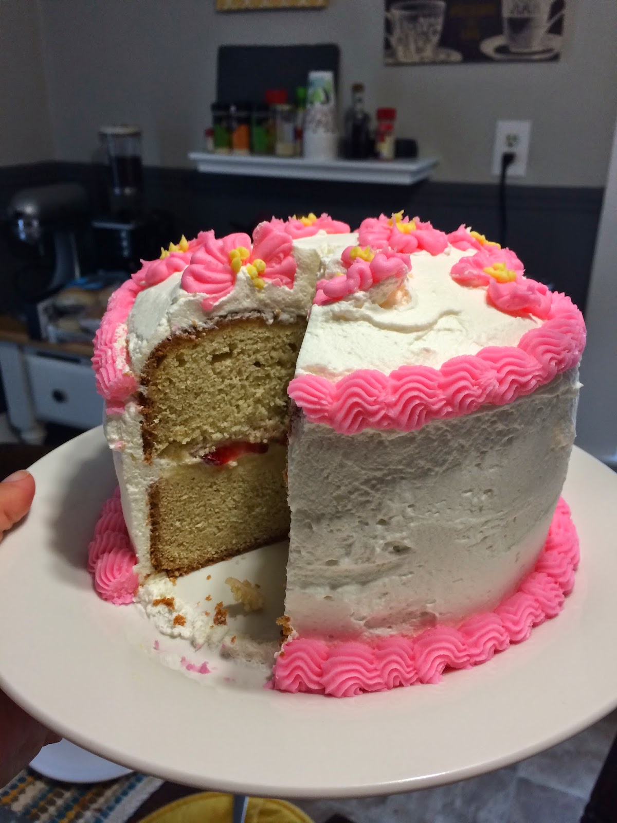 After the Bubble: Fruit Basket Cake