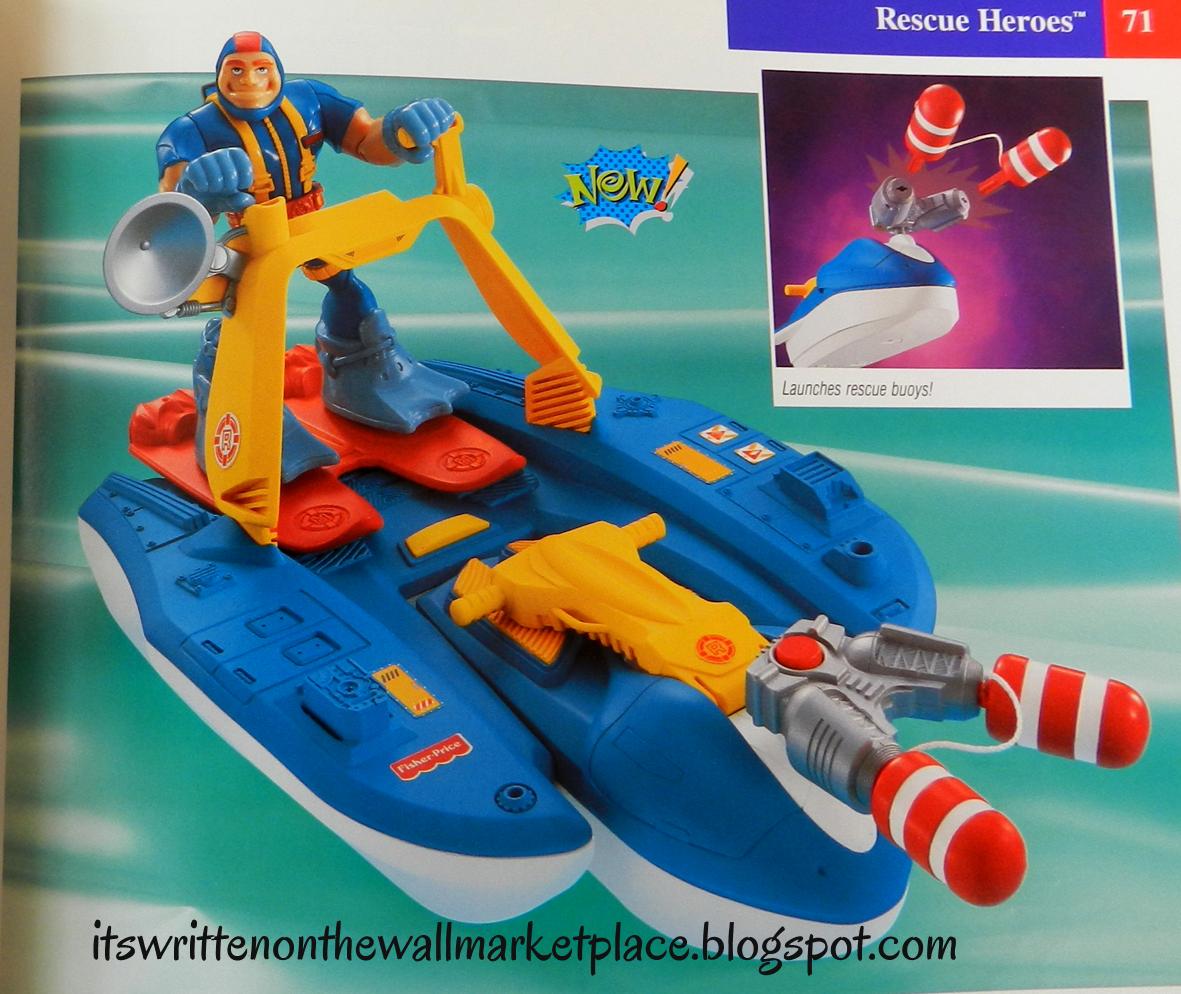 Fisher Price Rescue Heroes Quick Response Watercraft / Boat / Jet Ski