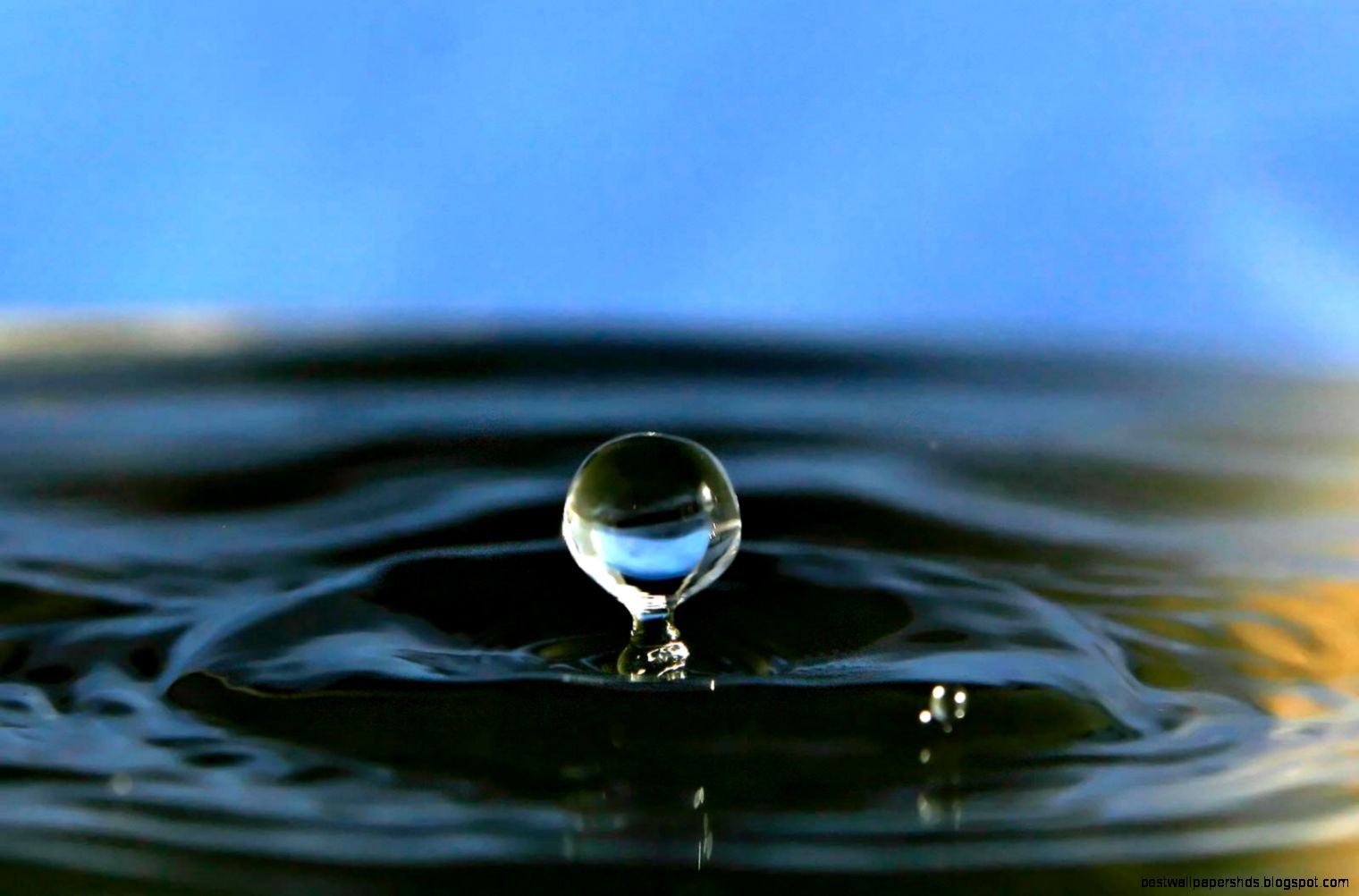 Description Water droplet blue bg03 Description Water droplet blue bg03