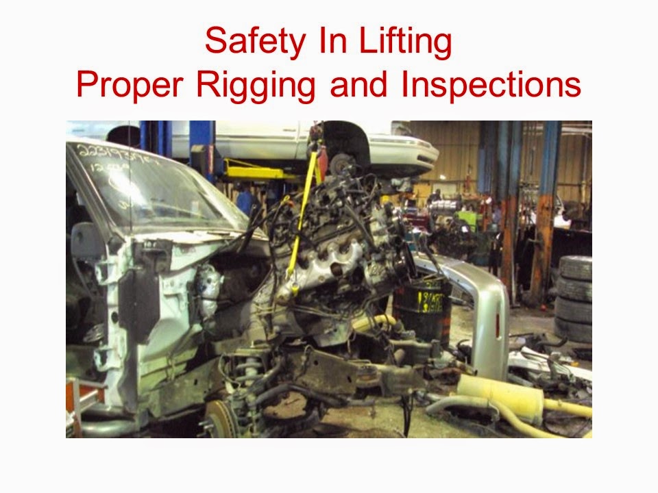 DLS Chain Slings for LKQ Safety in Lifting & Proper Rigging & Inspections