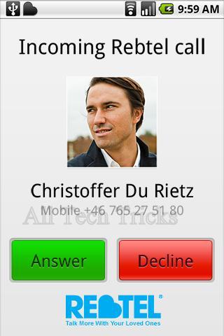  MAKING FREE CALLS ON PHONE USING ANDROID  Rebtel+International+Calls+for+Android
