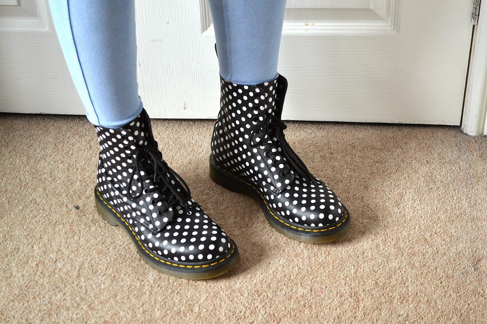 spotty doc martens
