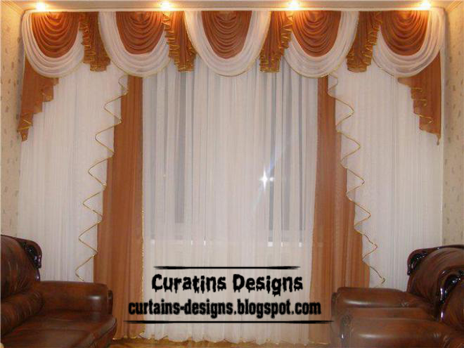 Dream Orange Drapes Curtain Style From Chiffon Fabric