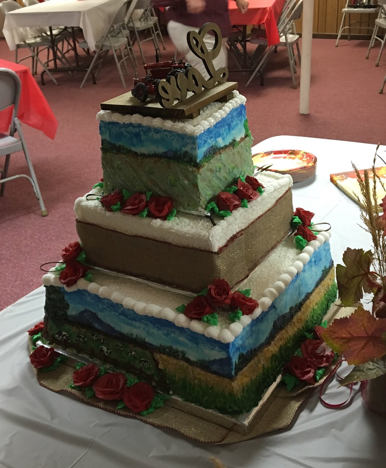 Worthington wedding cake