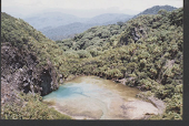 Three Colours Lake in Sorik Merapi Peak Batang Gadis National Park