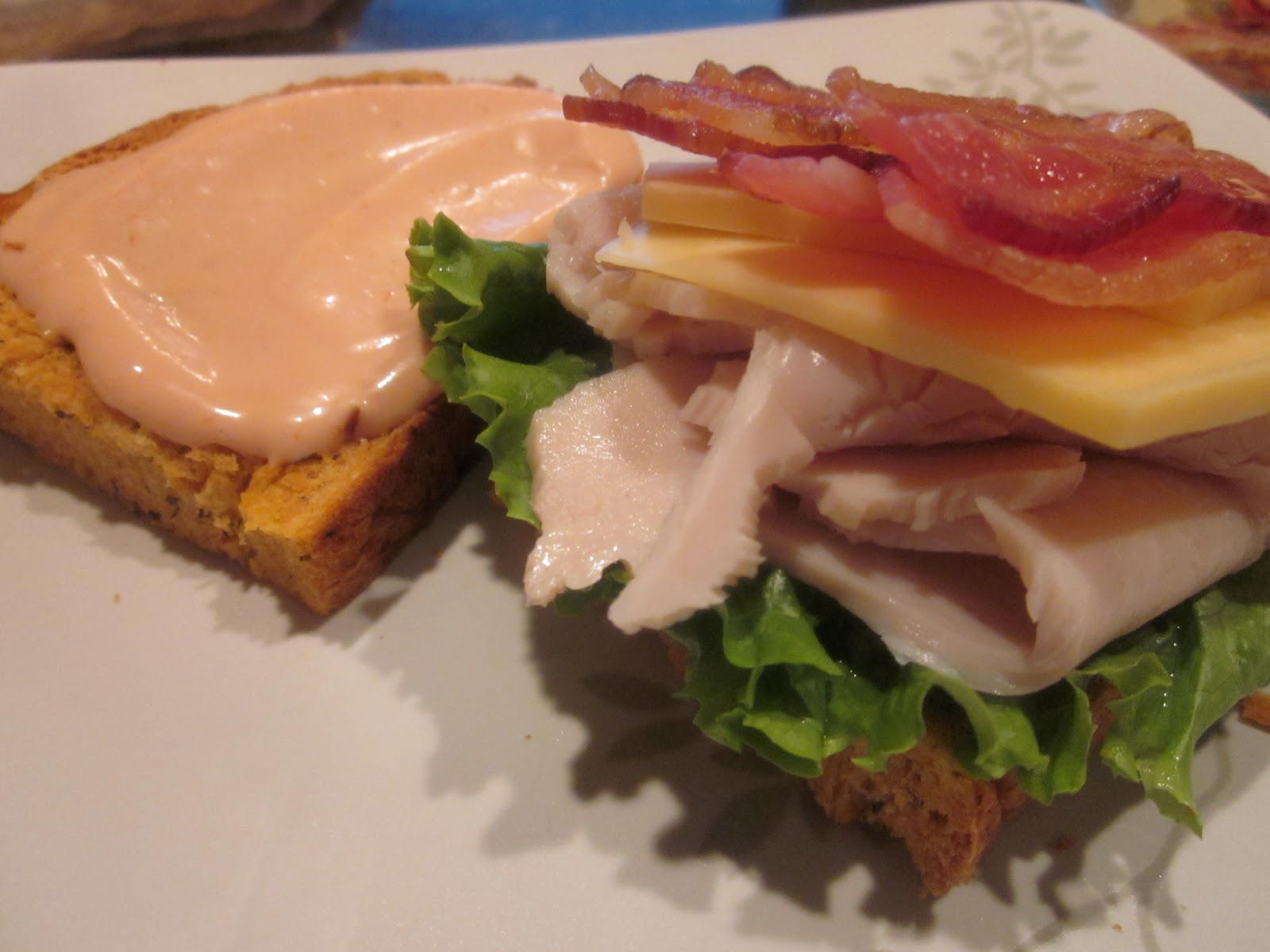 May the Fork Be with You Bacon Turkey Bravo with Broccoli Cheddar Soup