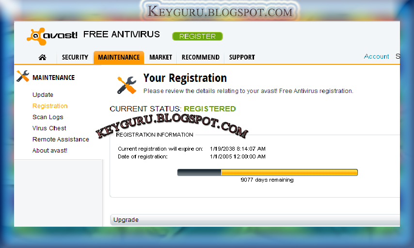 Avg antivirus 8.0 valid serial key