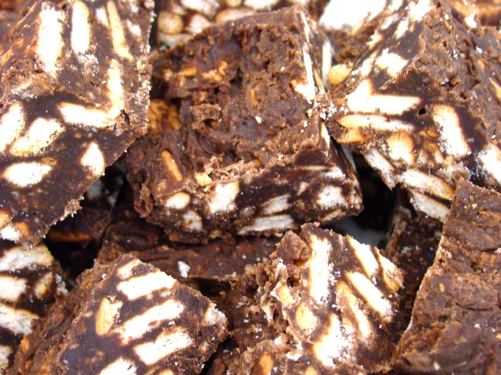 I Love This and That biscuit fudge {zebra fudge}