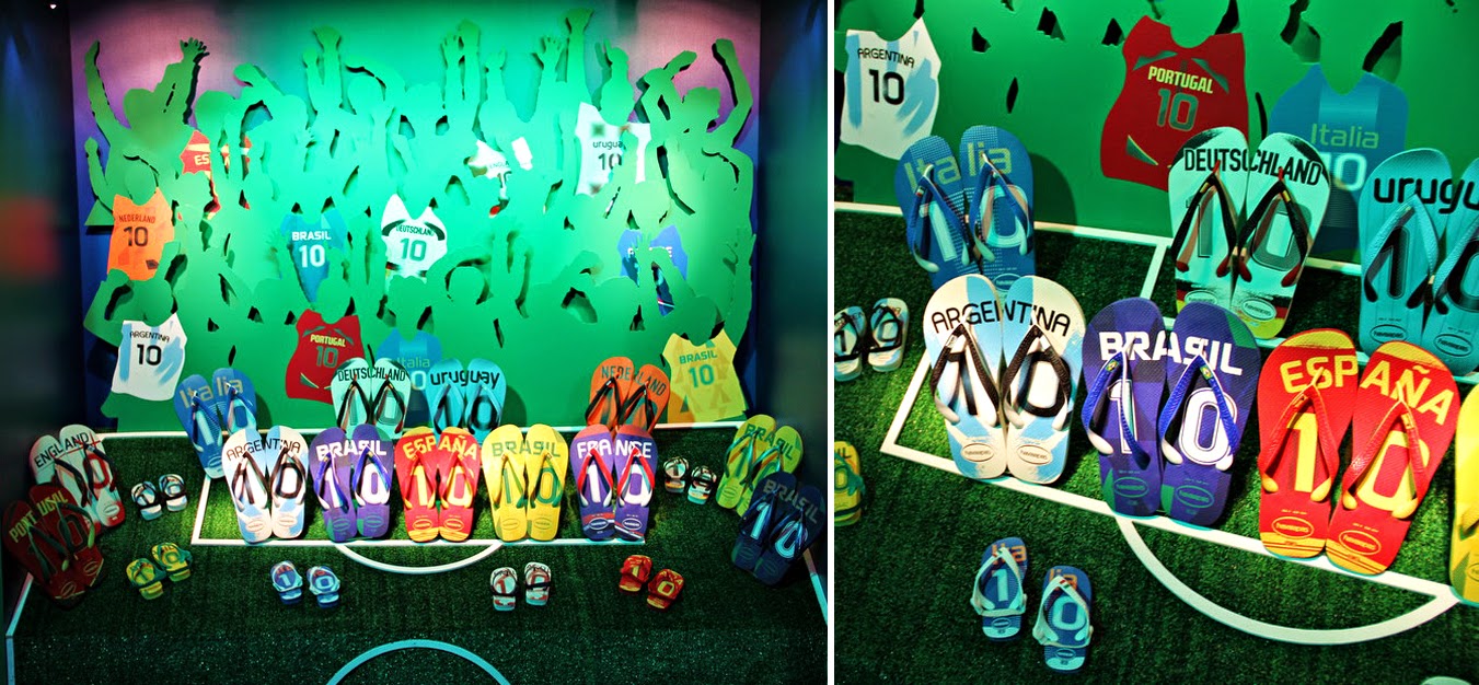 vitrine para copa do mundo havaianas vitrine copa do mundo viés design