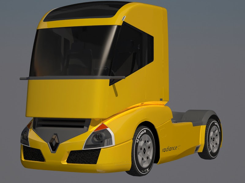 3dserj Renault Radiance truck