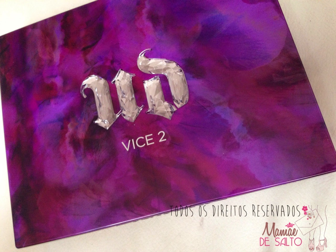 Paleta de sombras Urban Decay Vice 2 / blog Mamãe de Salto