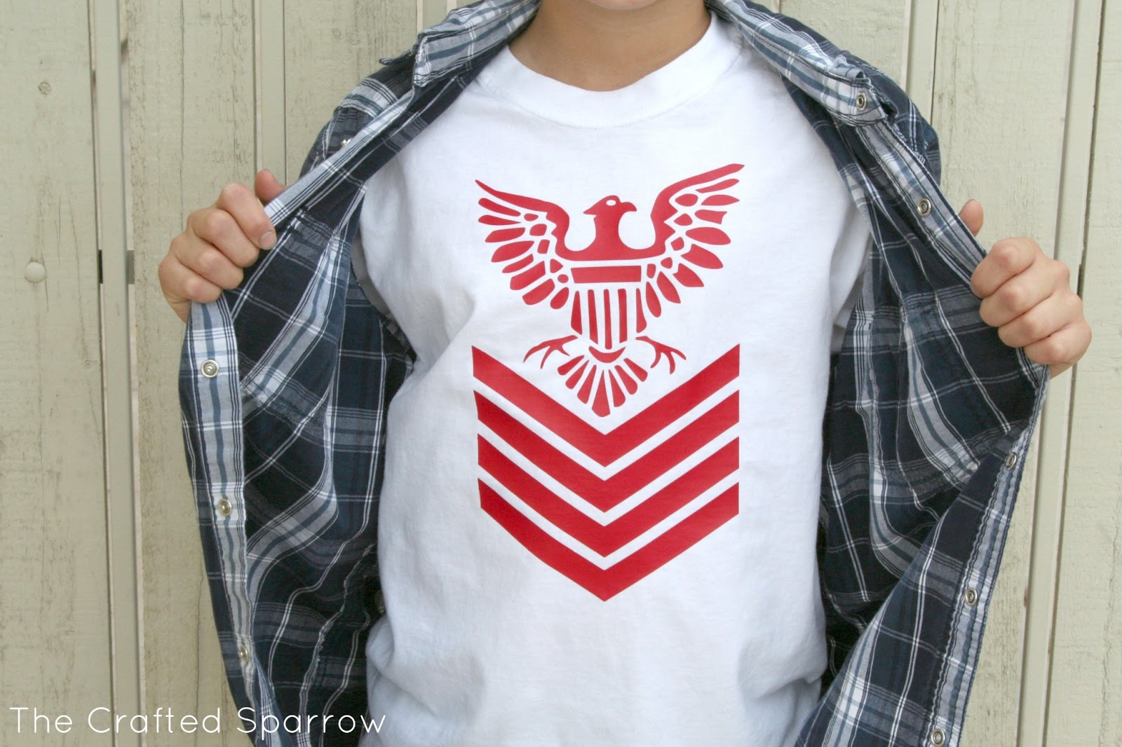 Cricut Ironon Boys Fashion TShirt The Crafted Sparrow