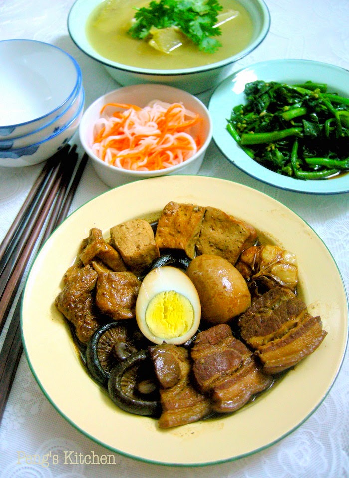 Peng's Kitchen Braised Pork Belly in Soy Sauce