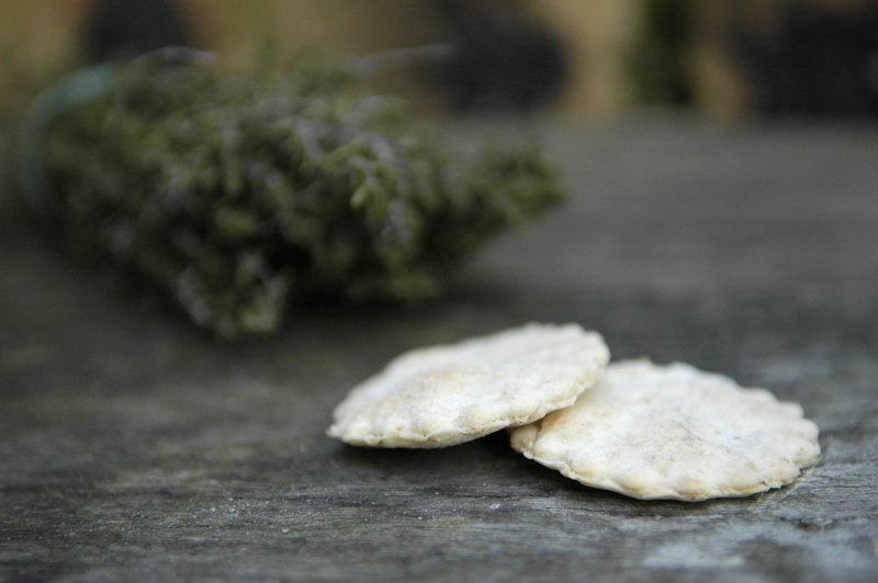Rosemary & Thyme Water Crackers {With the Kids}