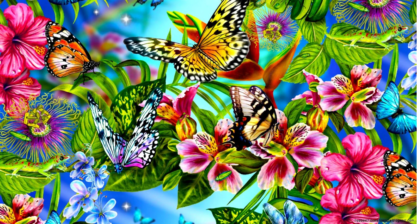Colorful Butterfly Painting Colorful Butterfly Painting