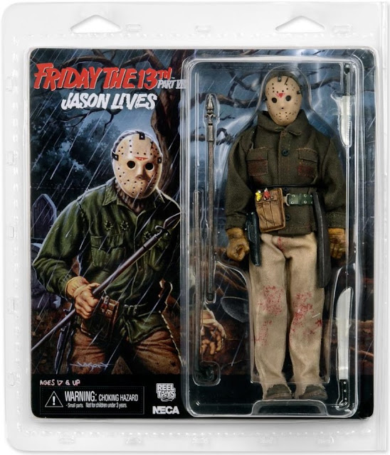 NECA Unveils 'Jason Lives: Friday The 13th Part 6' Jason Voorhees Mego Figure Packaging