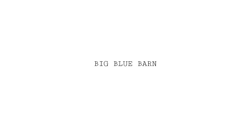 Big Blue Barn