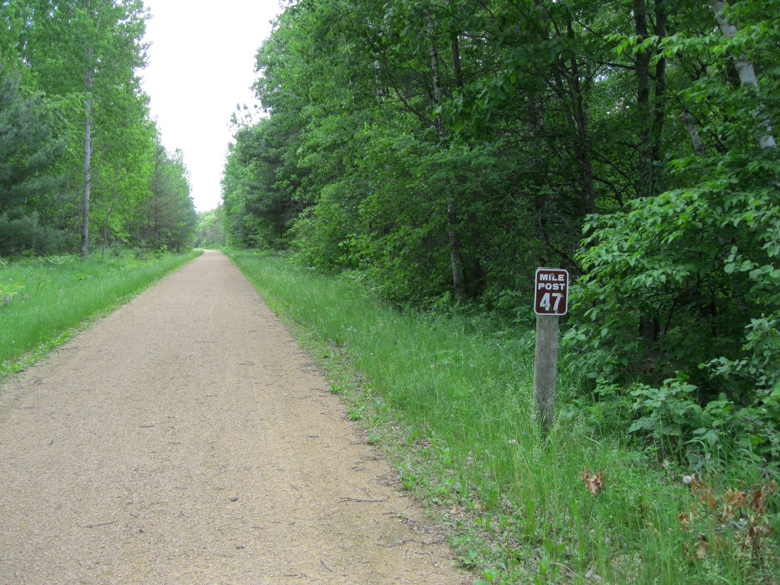 Trail Behind Gandy Dancer State Bike Trail Last Dance