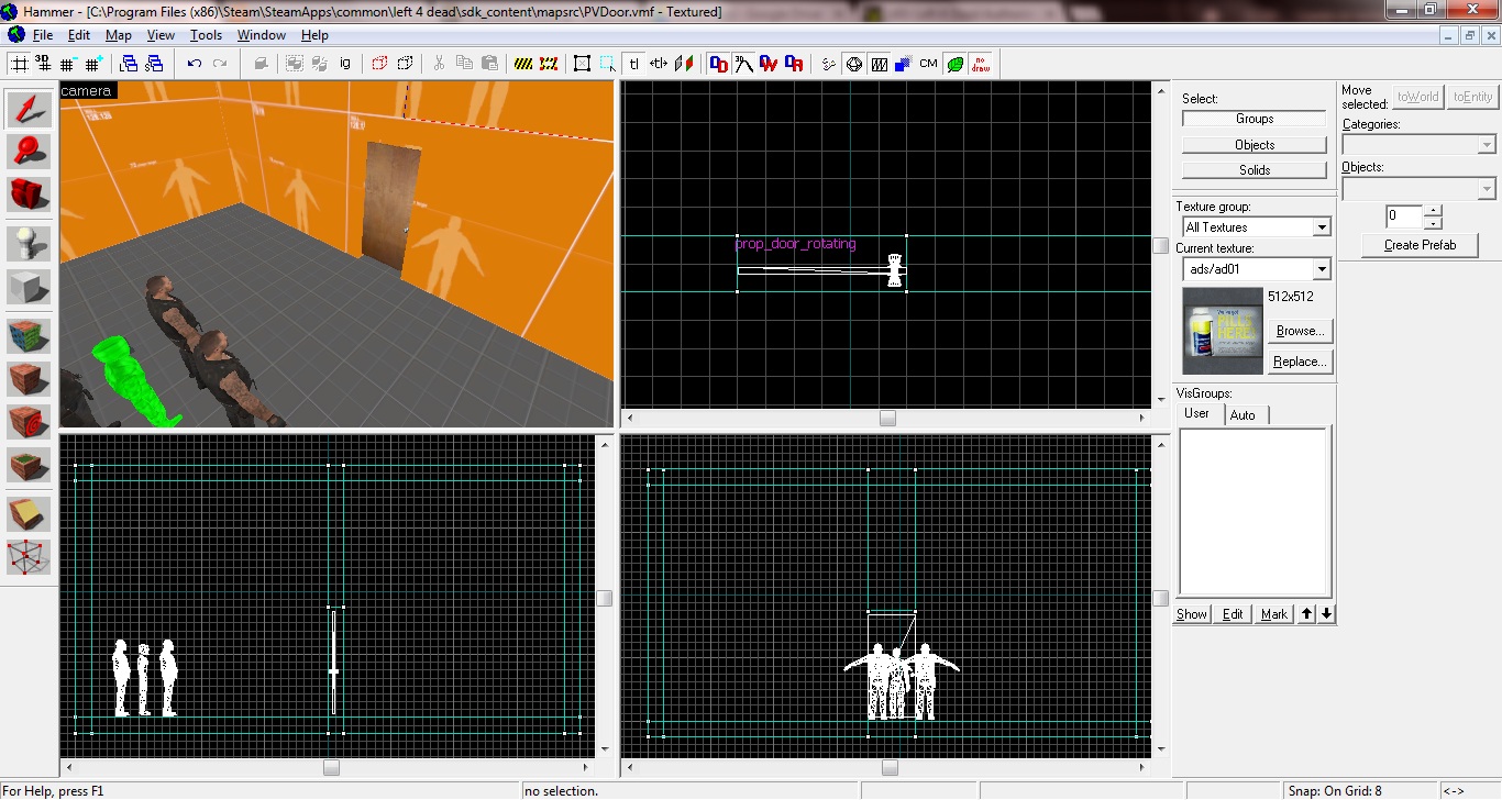 Tutorial Source Engine Crear puertas giratorias Programa Videojuegos