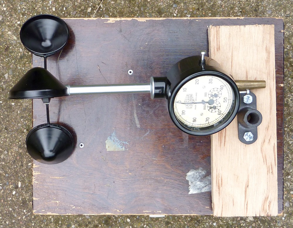 Vintage anemometers and other wind measuring devices. Casella M106/61