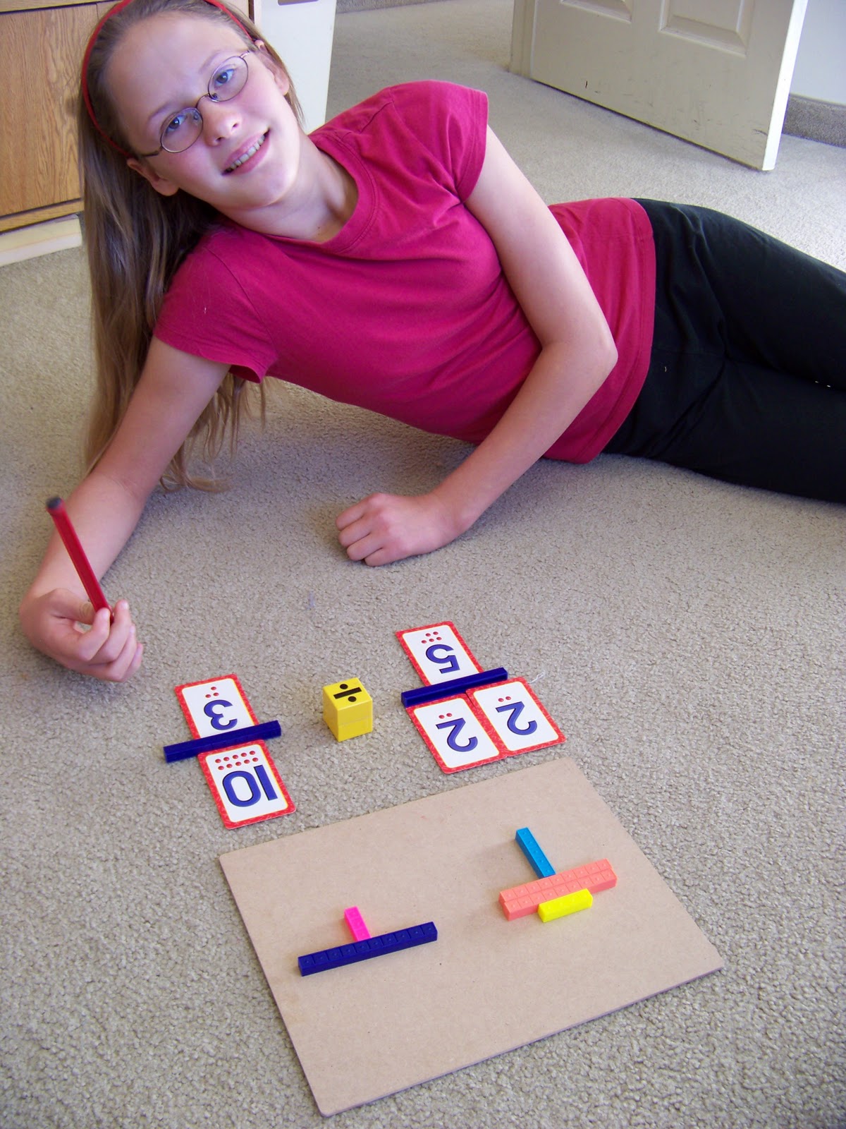 Our Fun Homeschool: Zapping Fractions -- Division Math