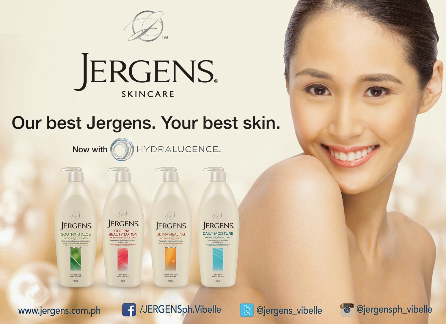 Jergens® SkinCare with Illuminating Hydralucence Blend Rock Your