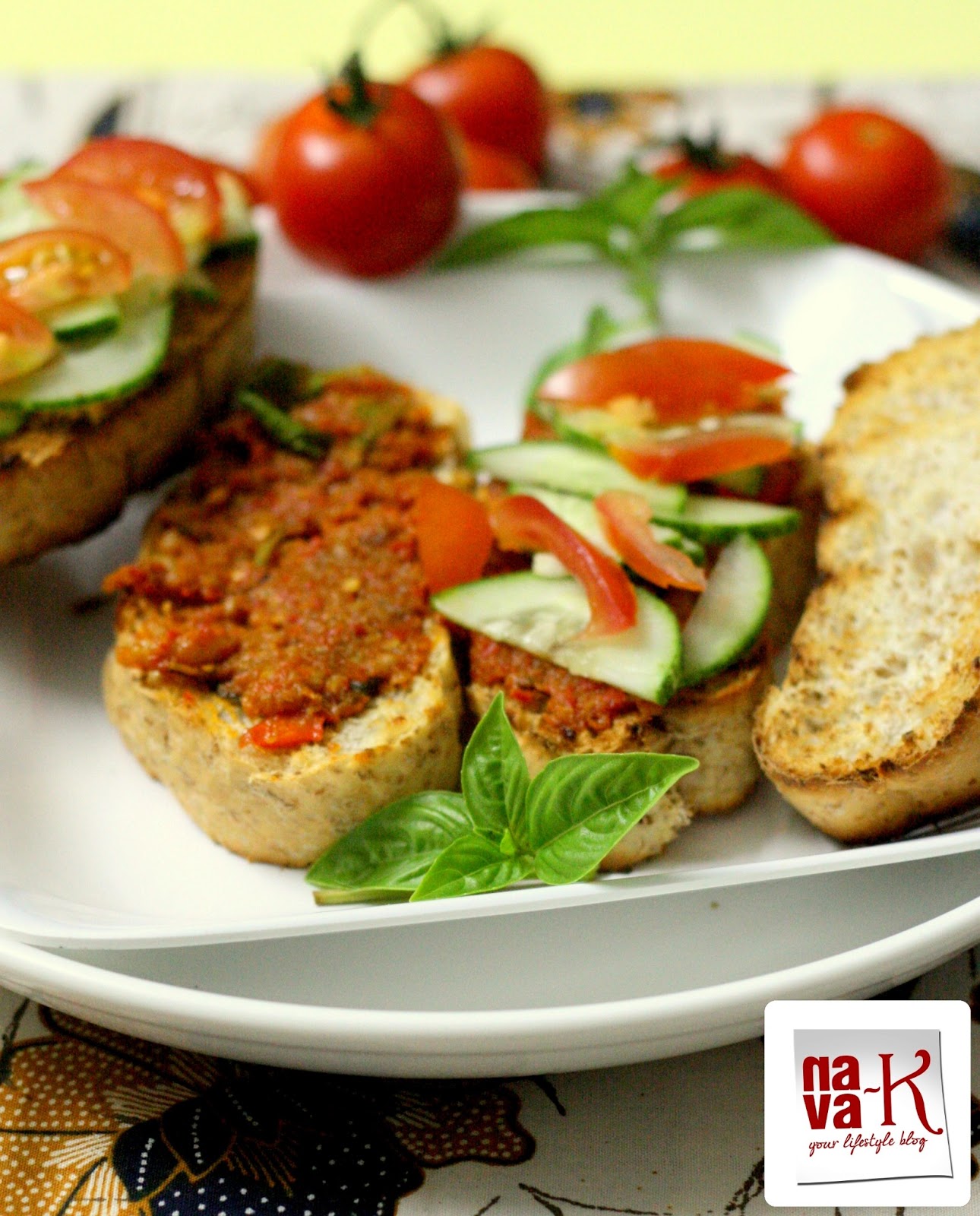 navak Basil Dried Prawn Paste Sandwich
