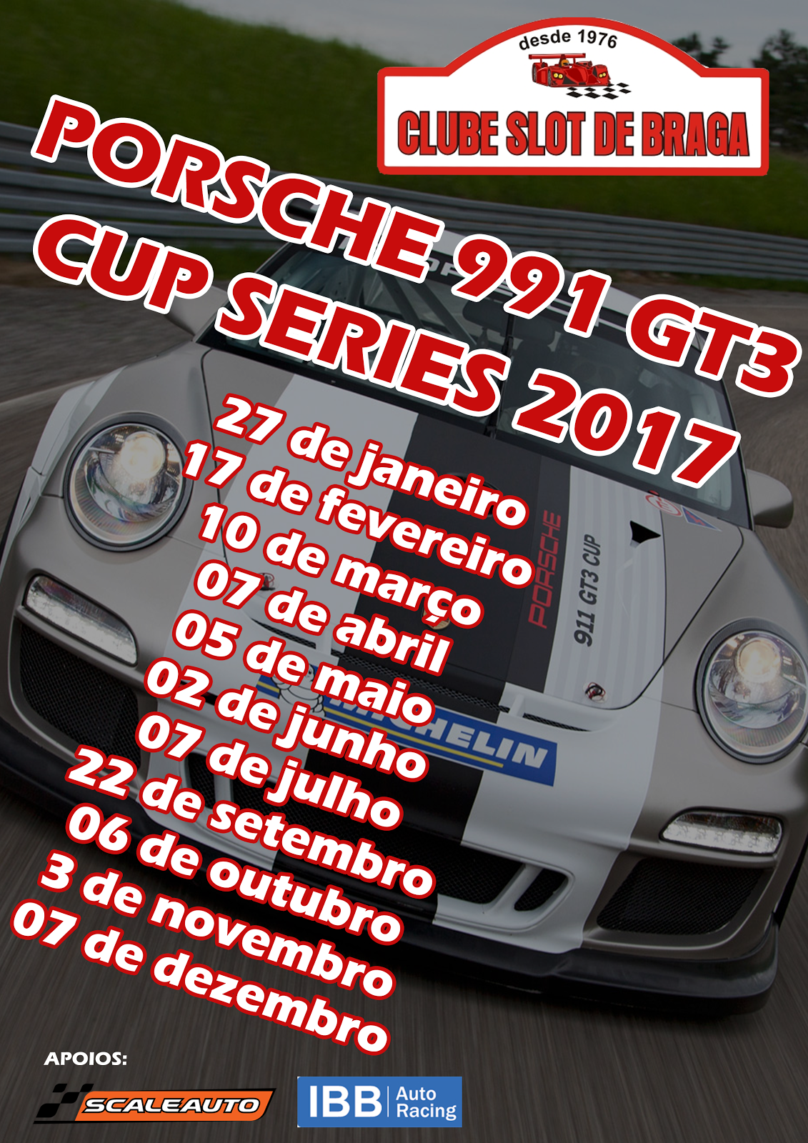 PORSCHE 991 GT3 CUP SERIES 2017