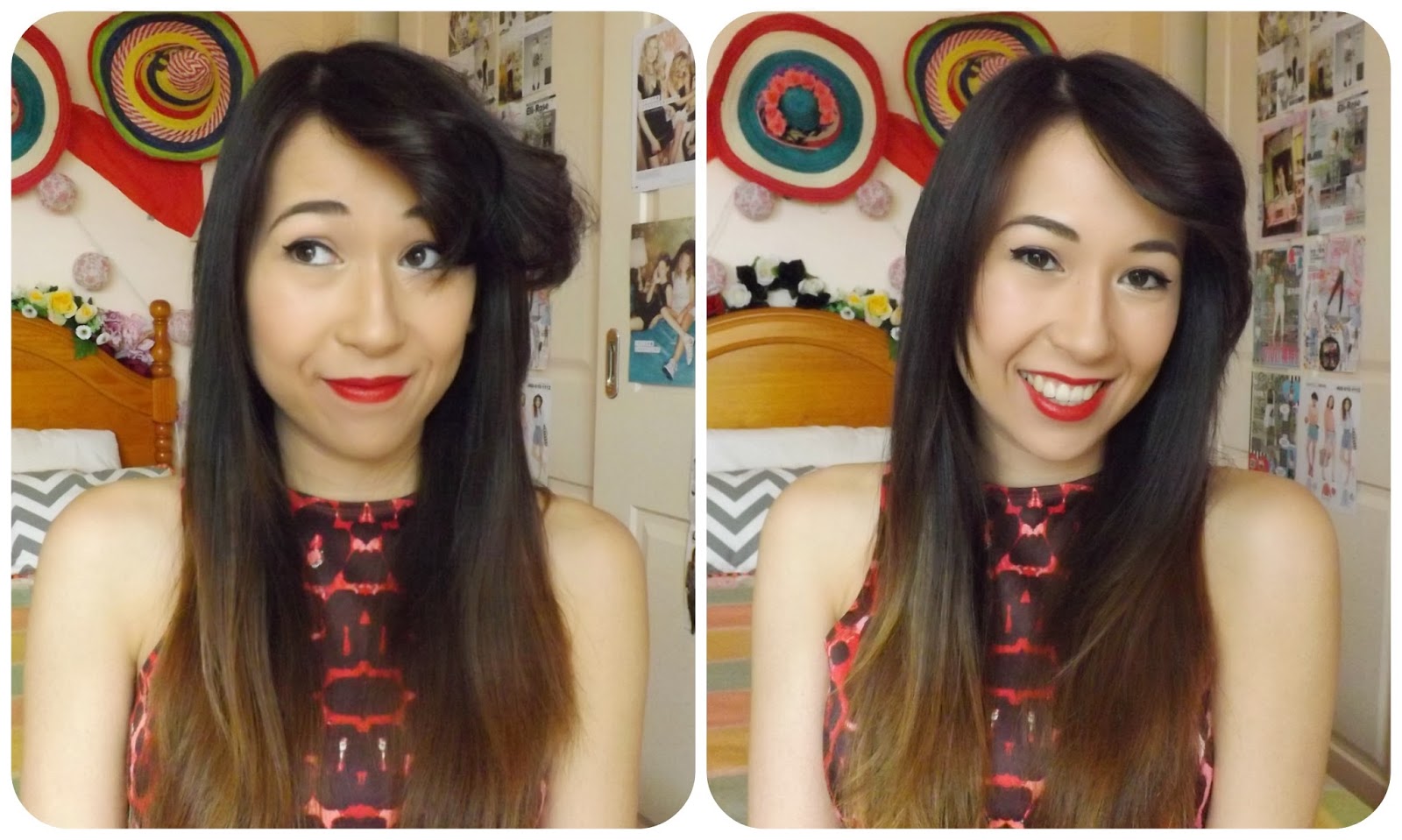 TUTORIAL How to style a side fringe taken by surprise