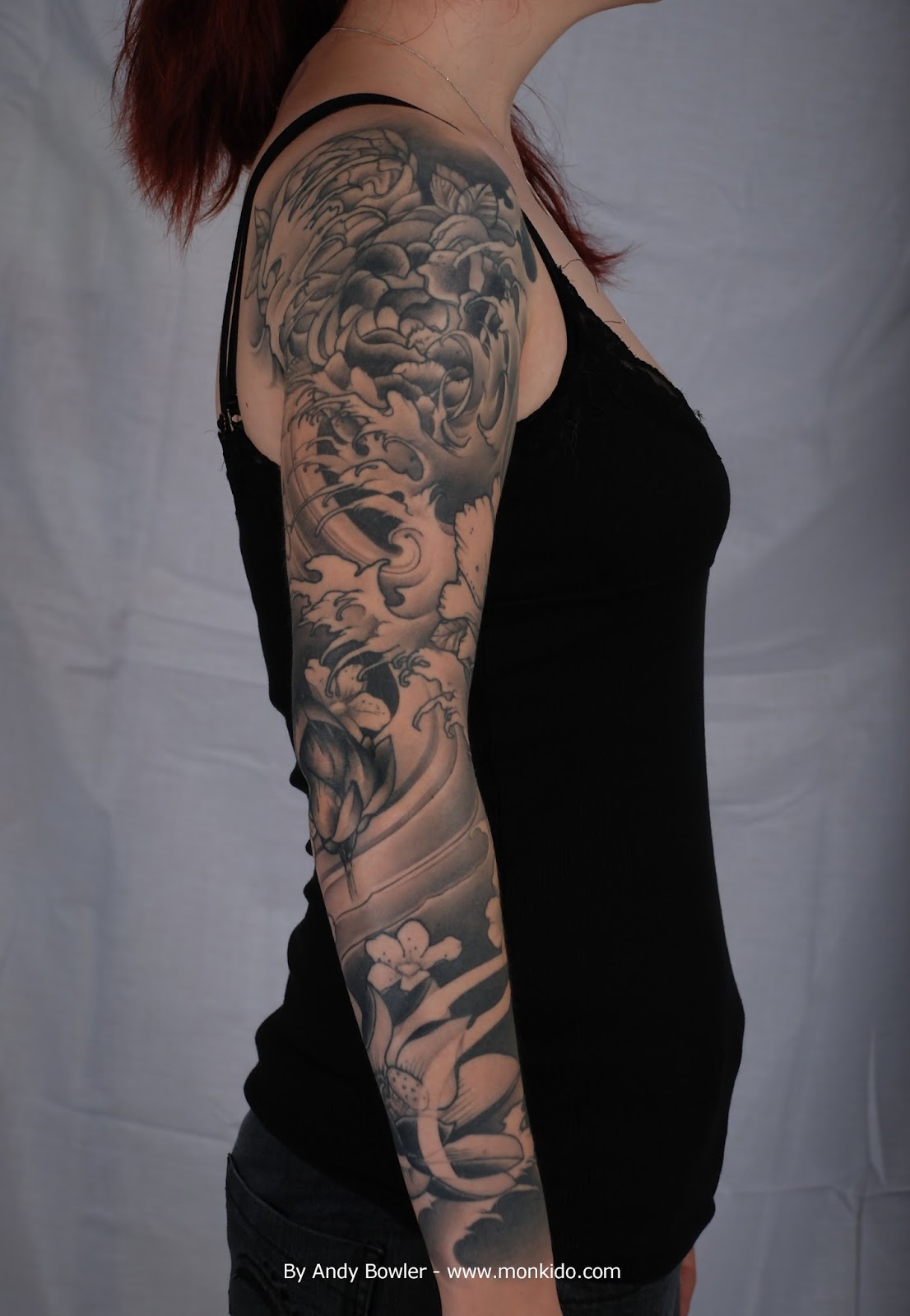 Monki Do Tattoo Studio: Custom Japanese Sleeve by Andy Bowler, Monki Do