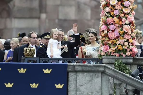 Princess Sofia and Prince Carl Philip hosted by King Carl Gustaf and Queen Silvia at The Royal Palace