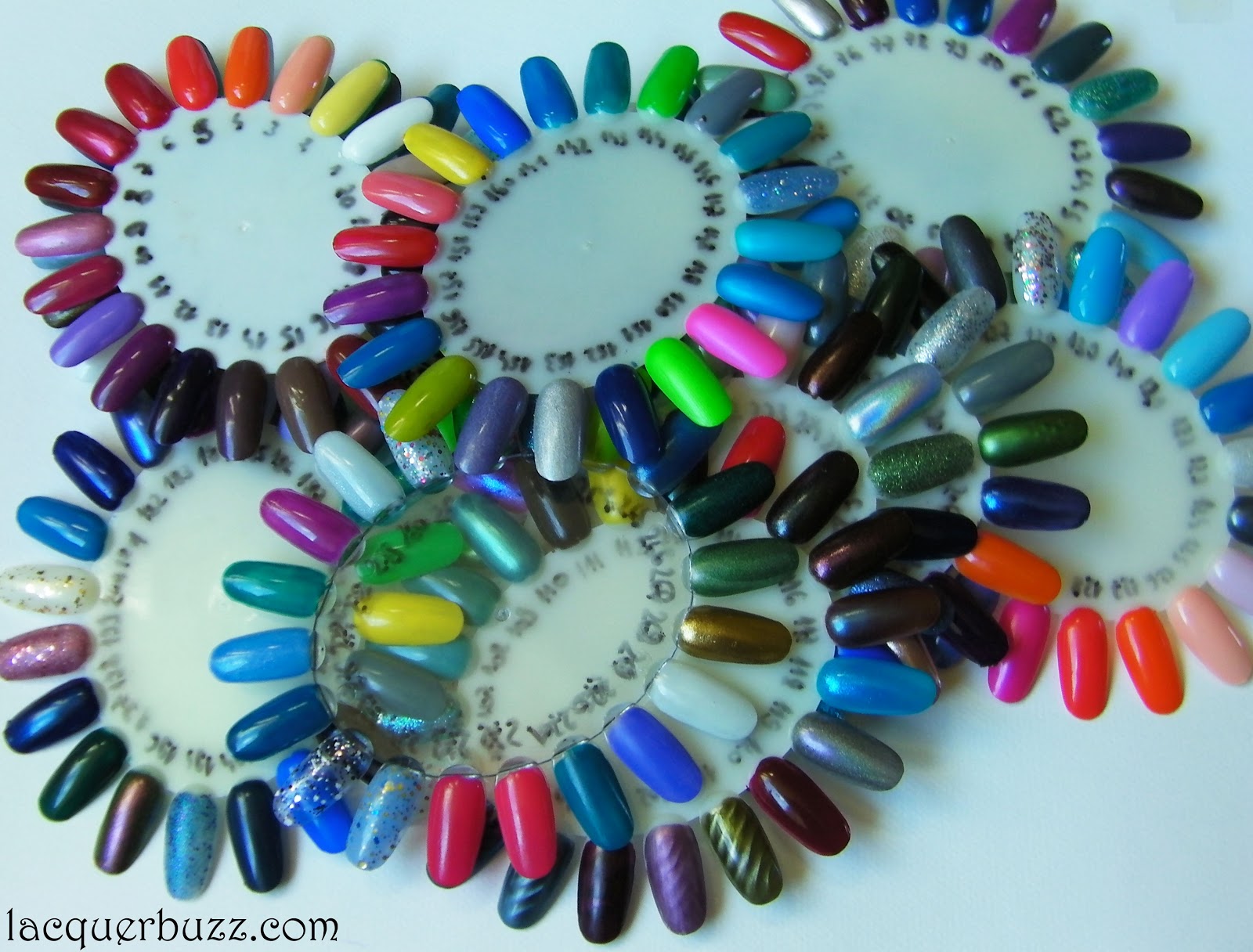 Lacquer Buzz Nail Polish Organization Swatch Sticks