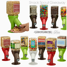 Snack Spout Giveaway :: OrganizingMadeFun.com