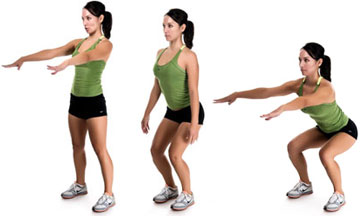 squat exercise picture