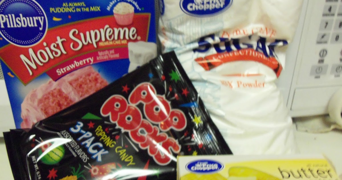 Jay Tried and True Fizzy Candy Cake