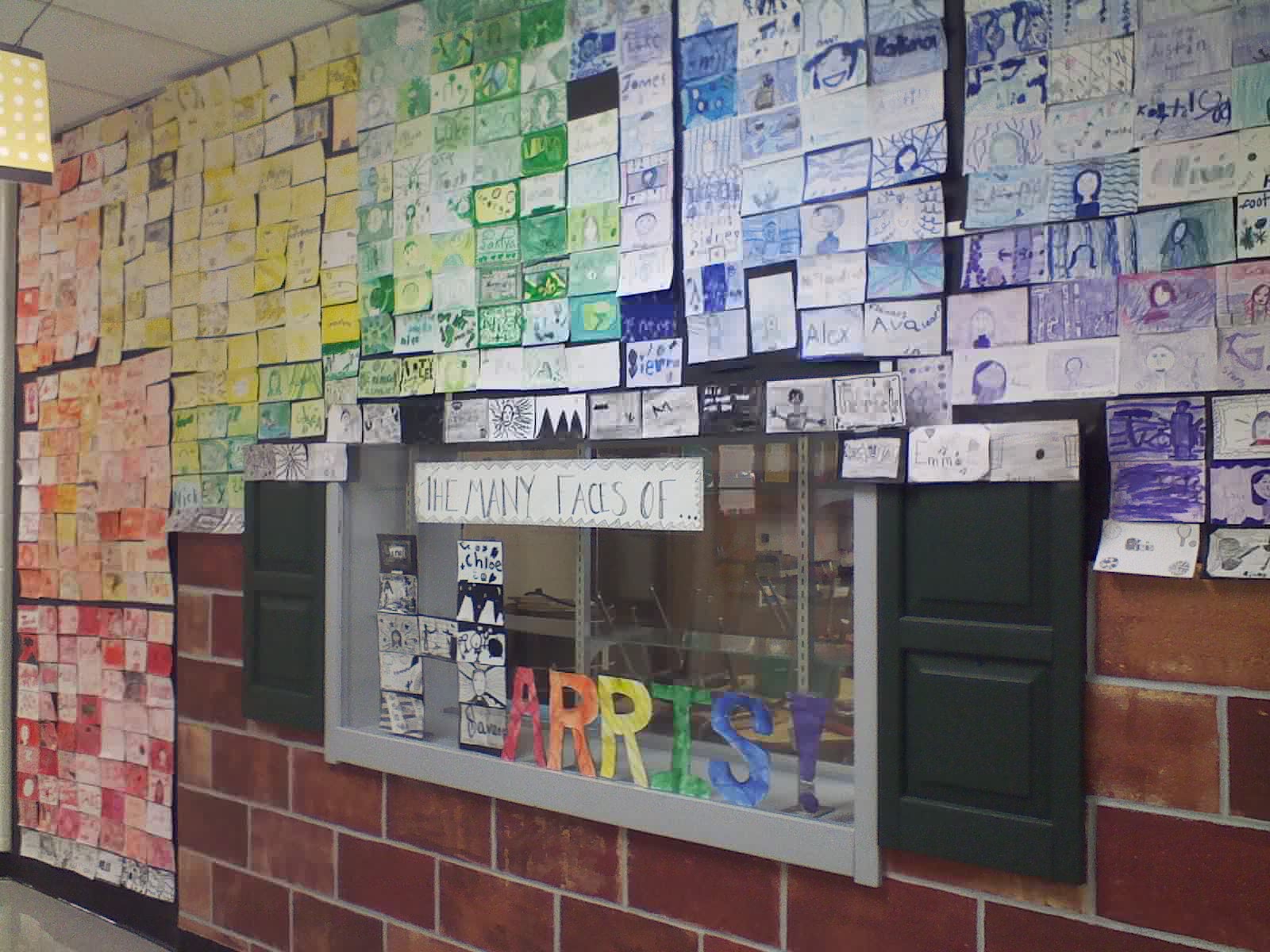 Why I Love Art School Wide Mural