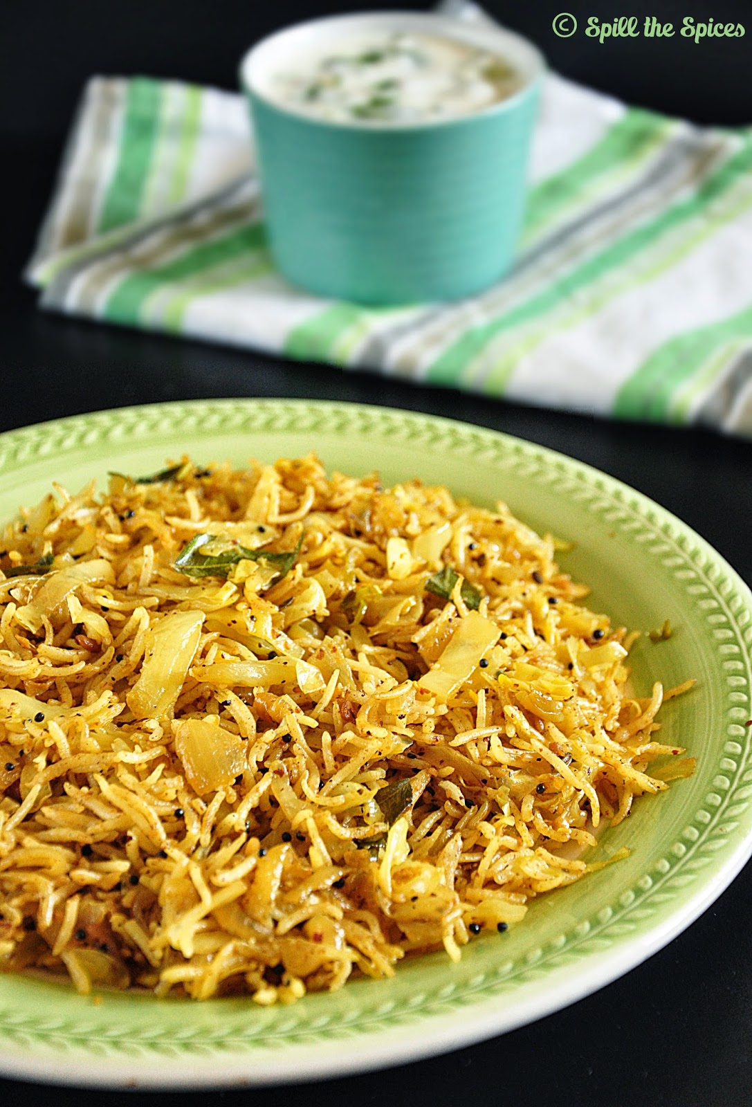 Cabbage Masala Rice Spill the Spices