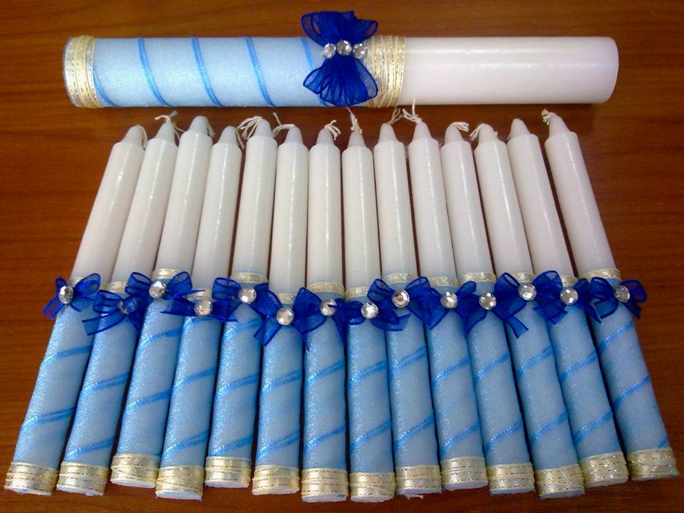 bunay's little corner Fun DIY Baptismal Candles