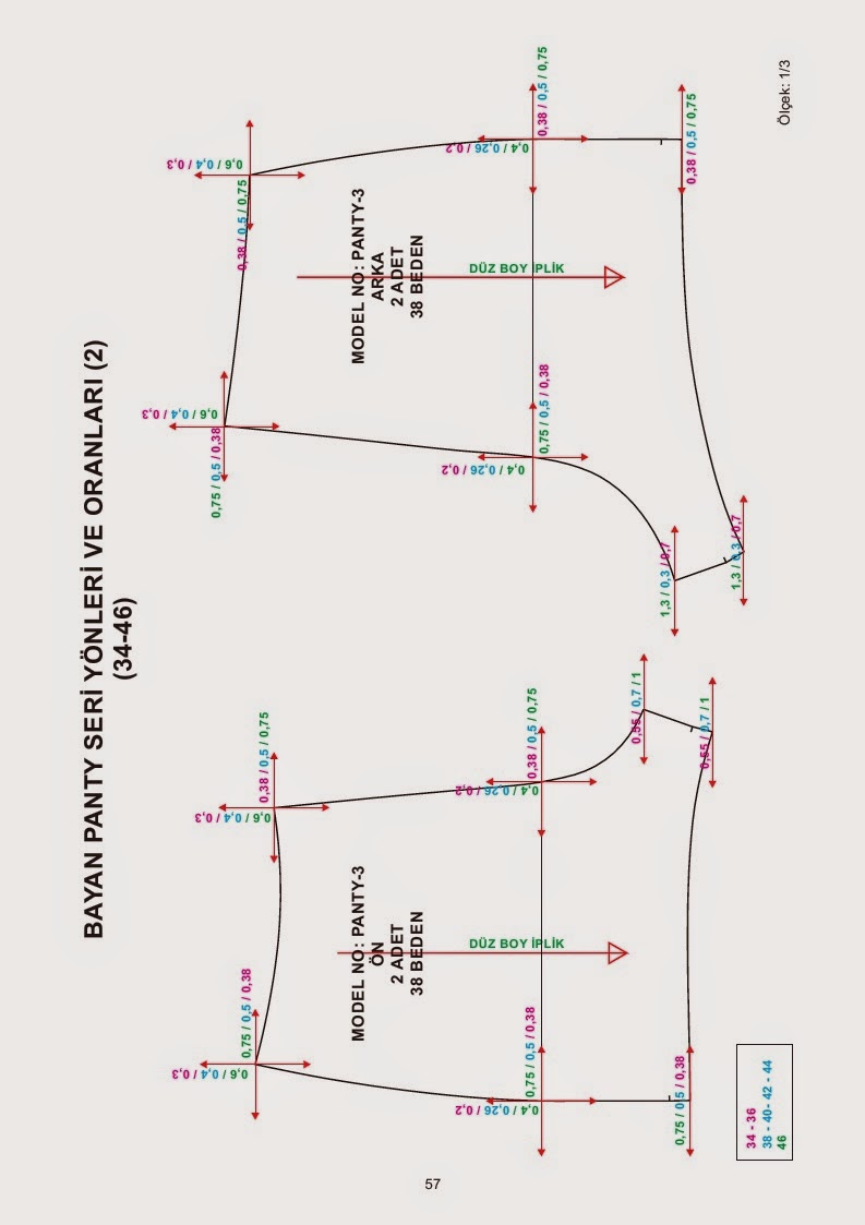 modelist kitapları Underwear patterns book