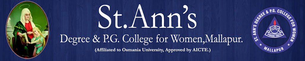 St.Ann's Degree & PG College for Women