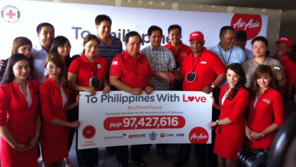Air Asia Donates US $2 Million to Typhoon Haiyan Victims