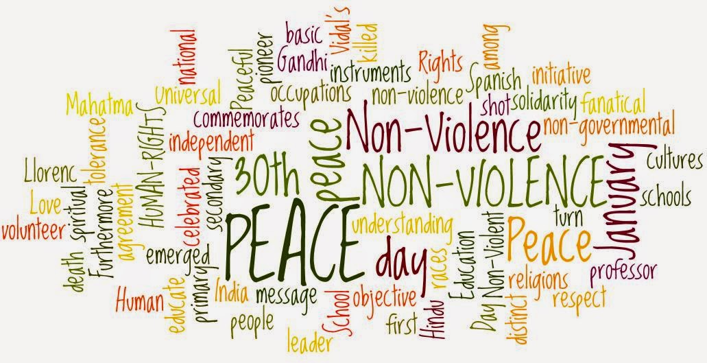 paragraph on world peace and non voilence Nonviolence is the personal practice of being harmless to self and others under every condition thus, for example, the tolstoy and gandhian non violence is a philosophy and strategy for the promotion of a culture of peace and non- violence for the children of the world hindu traditions and nature: survey article. paragraph on world peace and non voilence Nonviolence is the personal practice of being harmless to self and others under every condition thus, for example, the tolstoy and gandhian non violence is a philosophy and strategy for the promotion of a culture of peace and non- violence for the children of the world hindu traditions and nature: survey article.