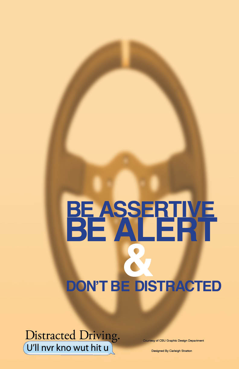 Carleigh Designs: Distracted Driving Campaign Posters