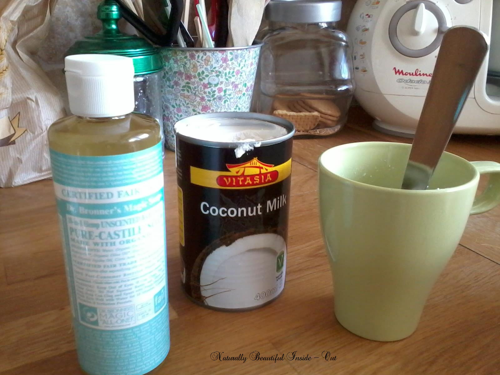 Naturally Beautiful Inside Out DIY Coconut Milk Shampoo tried and