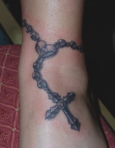 Labels Ankle tattoo Crosses