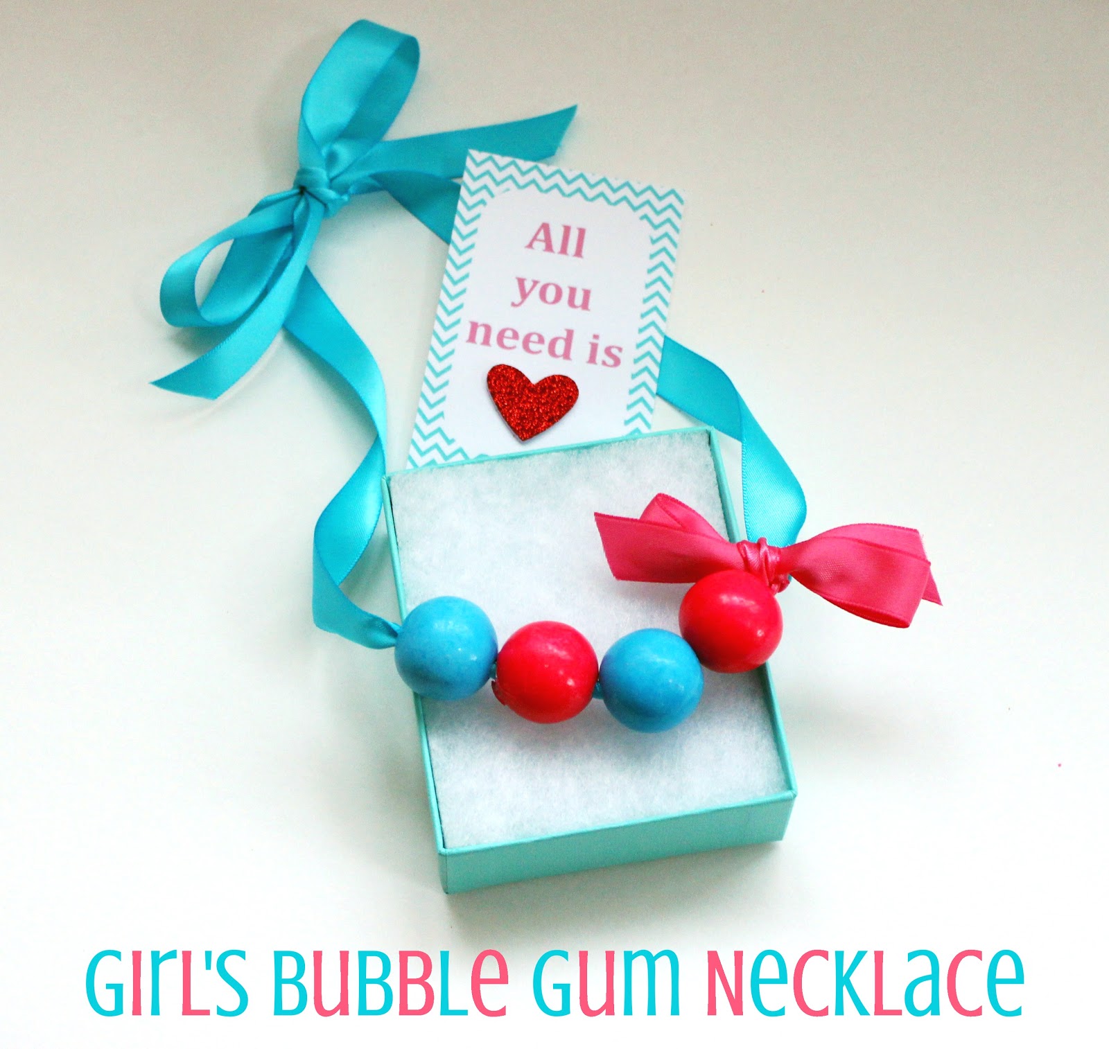 Girl's Bubble Gum Necklace Tutorial Delightfully Noted