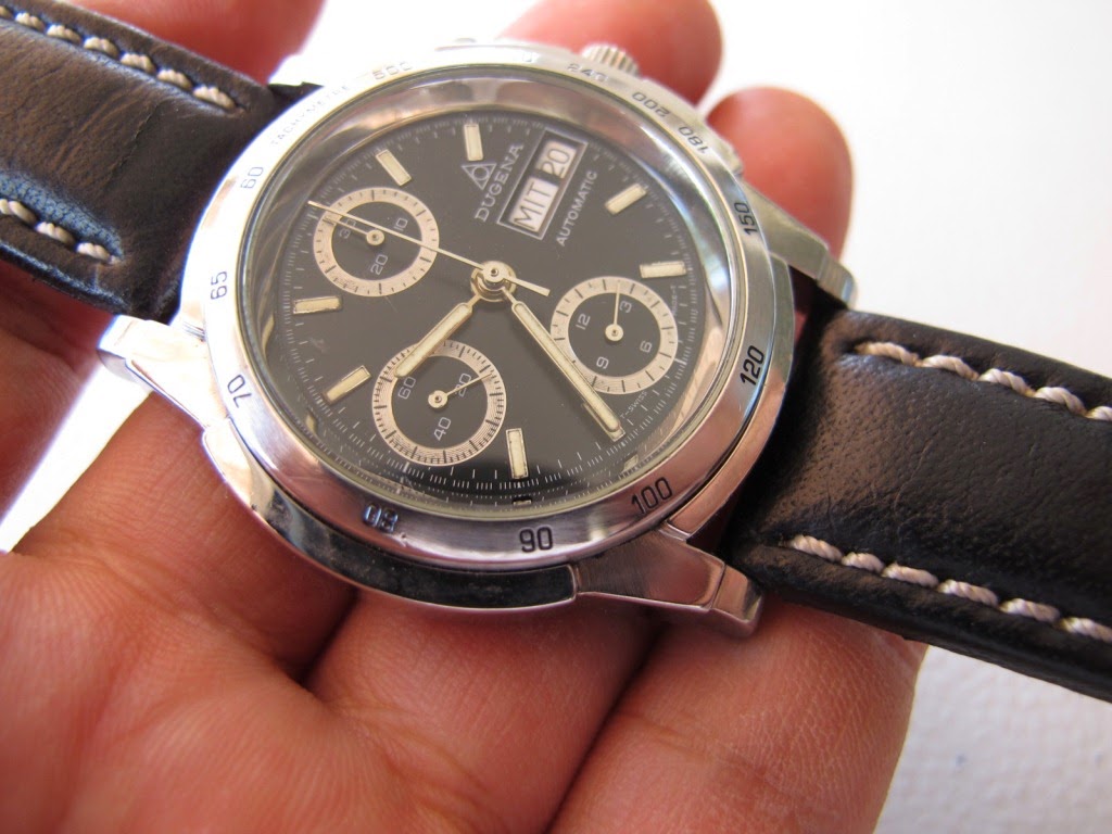 Maximuswatches Jual Beli Jam Tangan Second Baru Original Koleksi Jam Maximus Www Maximuswatches Com Dugena Chronograph Automatic Sold