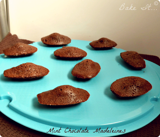 mint chocolate madeleines recipe | Halal Home Cooking